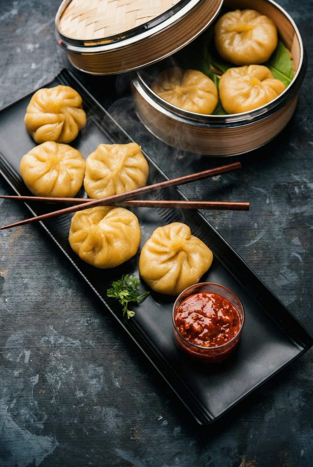 Handmade classic veg momos for wholesale supply in Delhi, bulk momos for cafe and QSR
