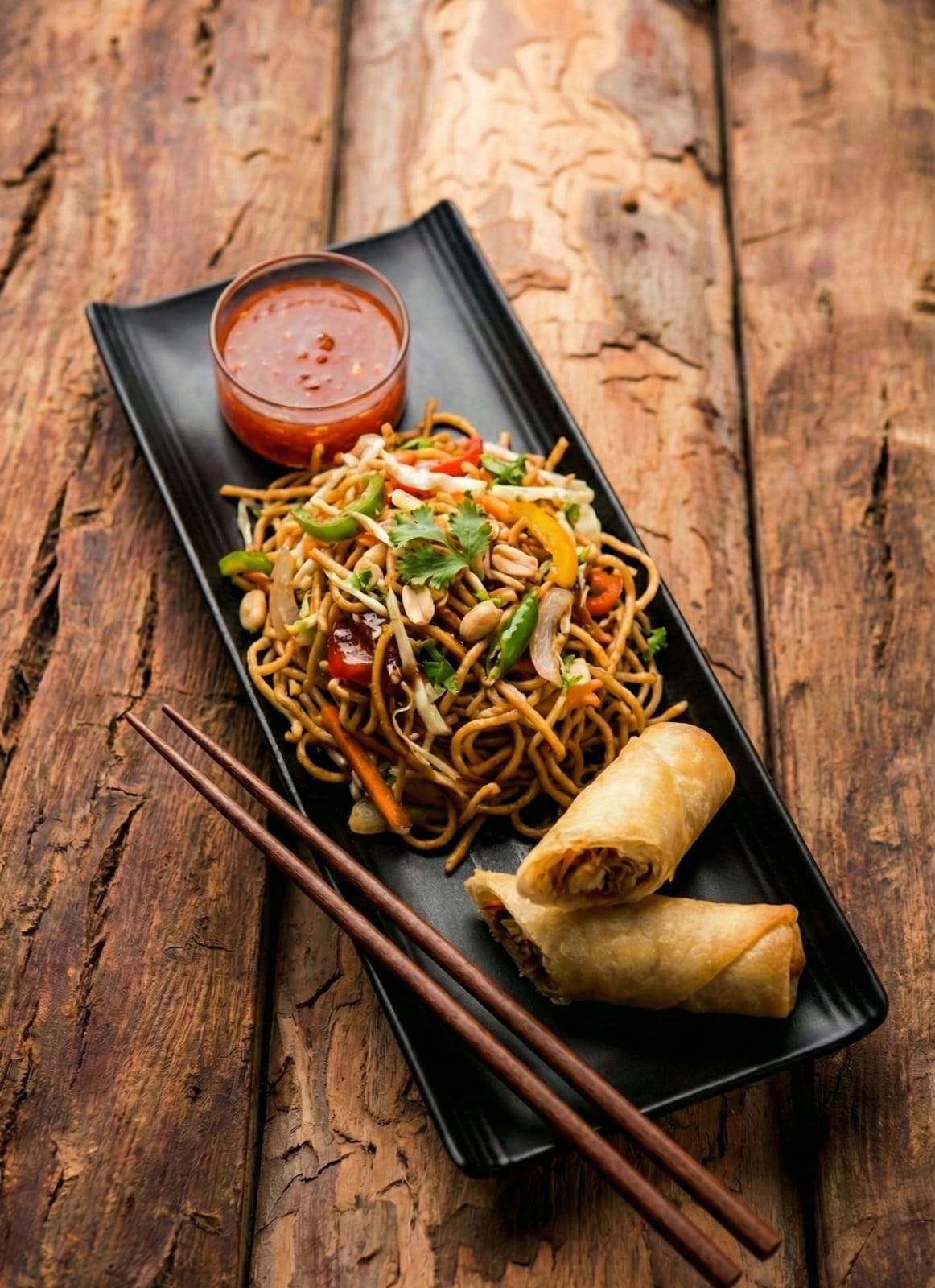 Handmade signature spring rolls for wholesale supply in Delhi, bulk momos for cafe and QSR